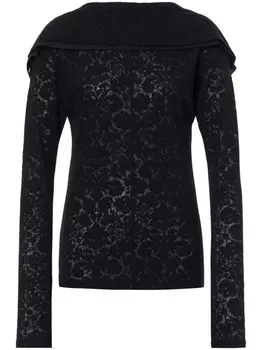 Philosophy Di Lorenzo Serafini блузка с кружевом, черный
