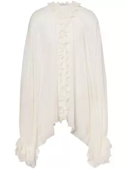 Philosophy Di Lorenzo Serafini блузка с оборками, белый