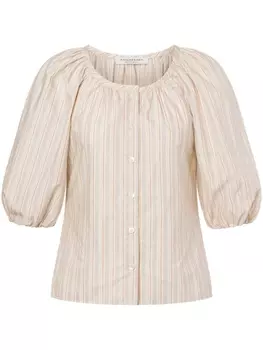 Philosophy Di Lorenzo Serafini блузка в полоску, нейтральный цвет