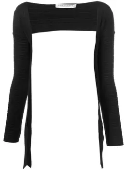 Philosophy Di Lorenzo Serafini болеро с завязками, черный