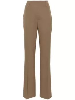 Philosophy Di Lorenzo Serafini брюки строгого кроя с завышенной талией, нейтральный цвет