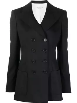 Philosophy Di Lorenzo Serafini двубортный шерстяной блейзер, черный