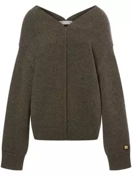 Philosophy Di Lorenzo Serafini джемпер с V-образным вырезом, зеленый