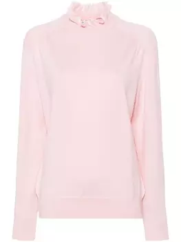 Philosophy Di Lorenzo Serafini джемпер тонкой вязки с оборками, розовый