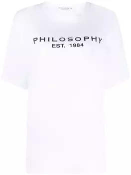 Philosophy Di Lorenzo Serafini футболка с логотипом, белый