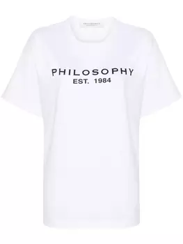 Philosophy Di Lorenzo Serafini футболка с логотипом, белый