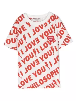 Philosophy Di Lorenzo Serafini футболка с принтом, белый