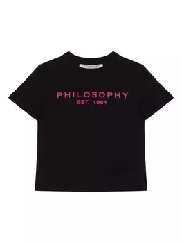 Philosophy Di Lorenzo Serafini Kids футболка с логотипом, черный