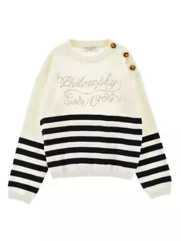 Philosophy Di Lorenzo Serafini Kids трикотажный джемпер, белый