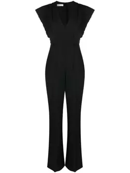 Philosophy Di Lorenzo Serafini комбинезон строгого кроя с V-образным вырезом, черный