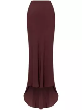 Philosophy Di Lorenzo Serafini креповая юбка с завышенной талией, коричневый