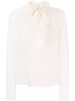 Philosophy Di Lorenzo Serafini кружевная блузка, белый