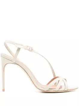 Philosophy Di Lorenzo Serafini лакированные босоножки, нейтральный цвет