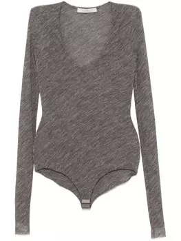 Philosophy Di Lorenzo Serafini меланжевое боди, серый