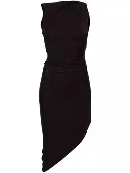 Philosophy Di Lorenzo Serafini платье асимметричного кроя, коричневый