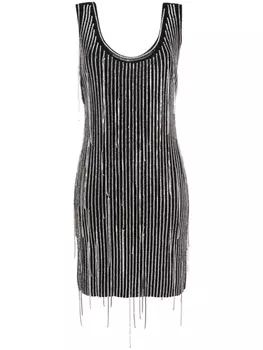 Philosophy Di Lorenzo Serafini платье без рукавов с кристаллами, черный