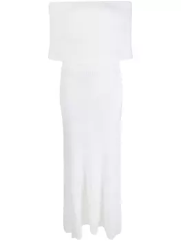 Philosophy Di Lorenzo Serafini платье макси с открытыми плечами, белый