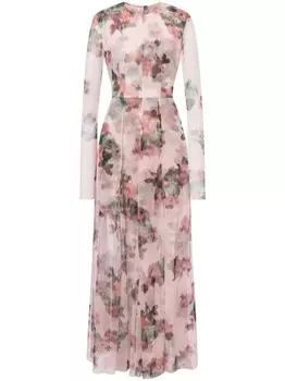 Philosophy Di Lorenzo Serafini платье макси с цветочным принтом, розовый