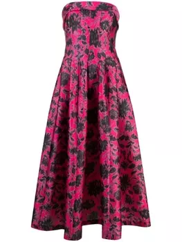 Philosophy Di Lorenzo Serafini платье миди с цветочным принтом, розовый