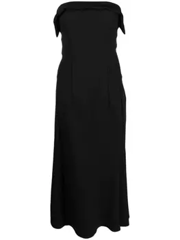 Philosophy Di Lorenzo Serafini платье миди без бретелей, черный