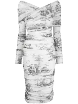 Philosophy Di Lorenzo Serafini платье миди со сборками, белый