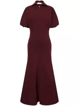 Philosophy Di Lorenzo Serafini платье миди с объемными рукавами, красный