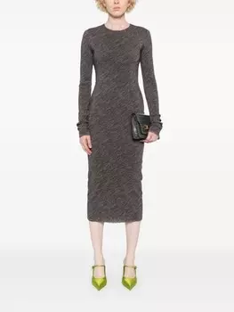 Philosophy Di Lorenzo Serafini платье миди из тюля, серый