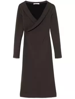 Philosophy Di Lorenzo Serafini платье миди из джерси, коричневый