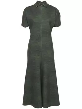 Philosophy Di Lorenzo Serafini платье миди с абстрактным принтом, зеленый