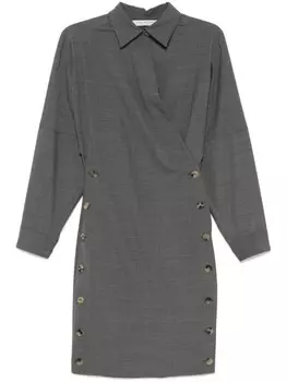 Philosophy Di Lorenzo Serafini платье миди с запахом, серый