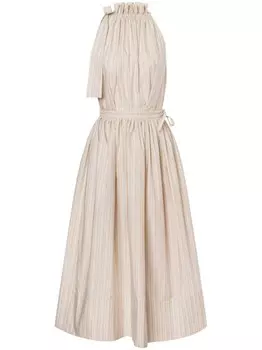 Philosophy Di Lorenzo Serafini платье миди в полоску, белый