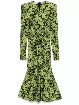 Philosophy Di Lorenzo Serafini платье миди с цветочным принтом, зеленый