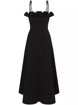 Philosophy Di Lorenzo Serafini платье миди с оборками, черный