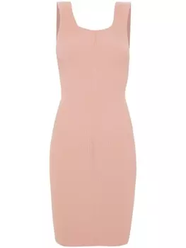 Philosophy Di Lorenzo Serafini платье мини в рубчик, розовый