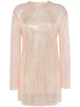 Philosophy Di Lorenzo Serafini платье мини с кристаллами, оранжевый