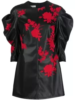 Philosophy Di Lorenzo Serafini платье мини из искусственной кожи с принтом, черный