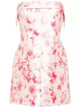 Philosophy Di Lorenzo Serafini платье мини с цветочным принтом, нейтральный цвет