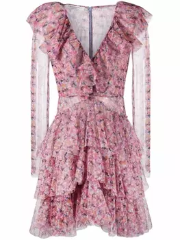 Philosophy Di Lorenzo Serafini платье с цветочным принтом, розовый