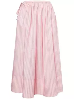 Philosophy Di Lorenzo Serafini расклешенная юбка в полоску, розовый