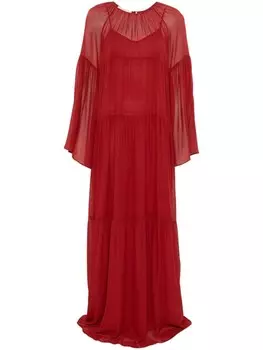Philosophy Di Lorenzo Serafini расклешенное платье макси, красный