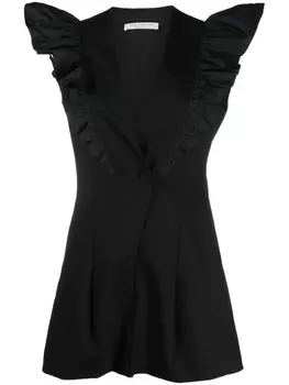 Philosophy Di Lorenzo Serafini ромпер с оборками на рукавах, черный