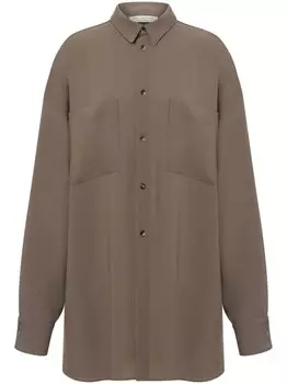 Philosophy Di Lorenzo Serafini рубашка с накладным карманом, зеленый