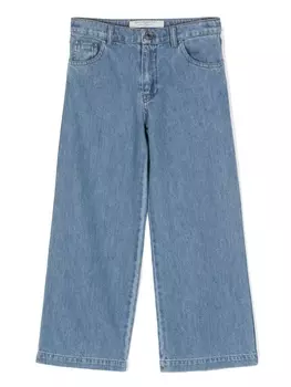 Philosophy Di Lorenzo Serafini широкие джинсы с вышитым логотипом, синий