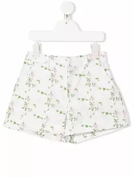 Philosophy Di Lorenzo Serafini шорты с цветочным принтом, белый