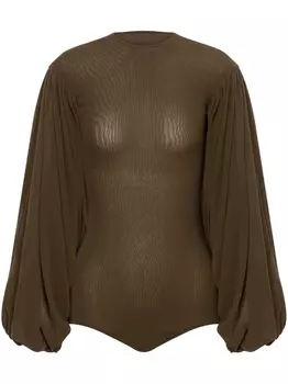 Philosophy Di Lorenzo Serafini топ с драпировкой, коричневый