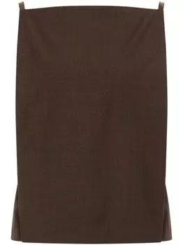 Philosophy Di Lorenzo Serafini топ с квадратным вырезом, коричневый