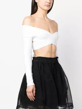 Philosophy Di Lorenzo Serafini топ с открытыми плечами, белый