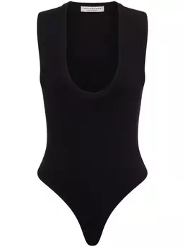 Philosophy Di Lorenzo Serafini топ с U-образным вырезом, черный