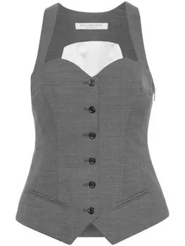 Philosophy Di Lorenzo Serafini топ с вырезом в форме сердца, серый