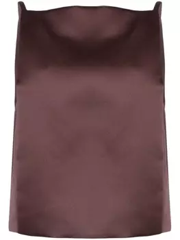 Philosophy Di Lorenzo Serafini топ со складками, фиолетовый